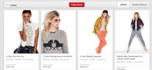 J Crew Pinterest Media Needle Blog